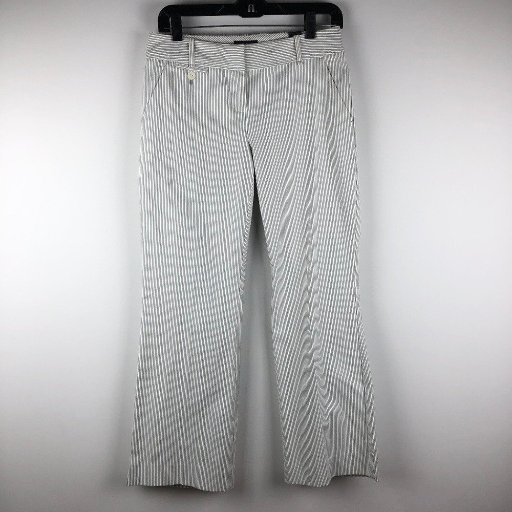 The Limited White-Gray Striped Cassidy Fit Pants 2